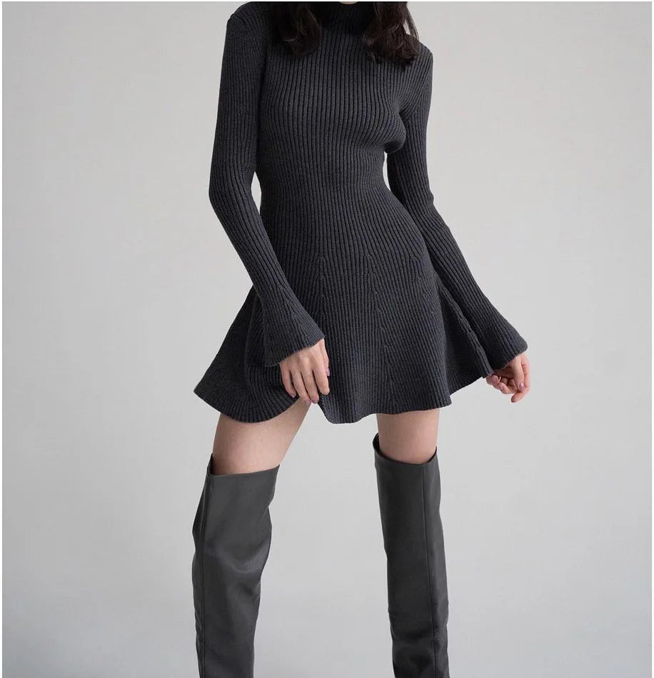 Autumn and Winter Women's Fashion Sexy Dress