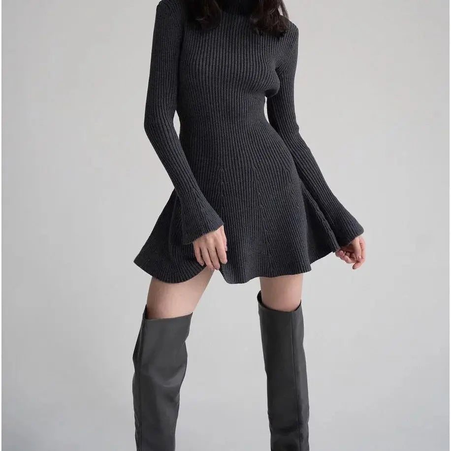 Autumn and Winter Women's Fashion Sexy Dress